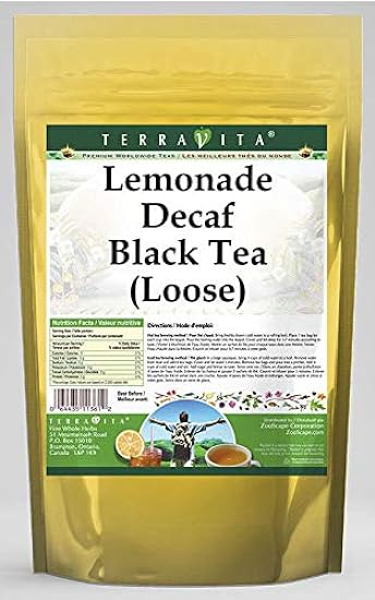 Lemonade Decaf Negro Tea (Loose) (4 oz, ZIN: 531236) - 2 Pack 777098501