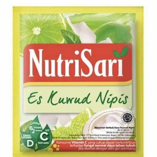 Nutrisari Es Kluwud Nipis Instant Drink Powder 10-ct, 1