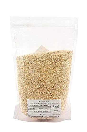 Veena Oats Bran, 1 kg [Hot Cereal, Nutritious, Fiber-Rich] 30079300