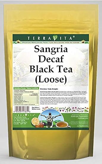 Sangria Decaf Negro Tea (Loose) (4 oz, ZIN: 535702) - 2 Pack 555977608