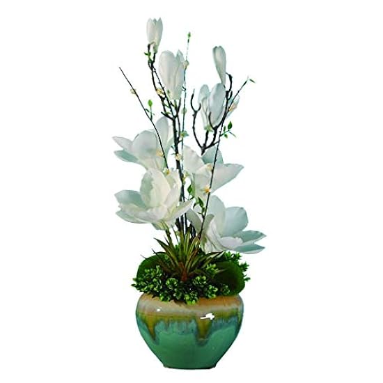Artificial Flowers Retro Style Simulation Magnolia Bons