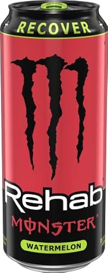 Monster Energy Rehab Watermelon + Energy, Energy Drink, 15.5 Ounce (Pack of 15) 910557551