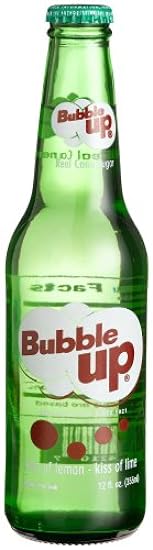 Bubble Up Lemon Lime Soda, 12 Ounce (12 Glass Bottles) 