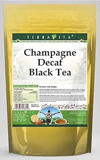 Champagne Decaf Negro Tea (25 tea bolsas, ZIN: 538652) 