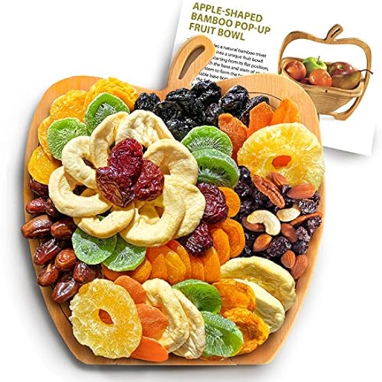 Apple Dried Fruit Gift Tray Turns into Fruit Basket, Dr