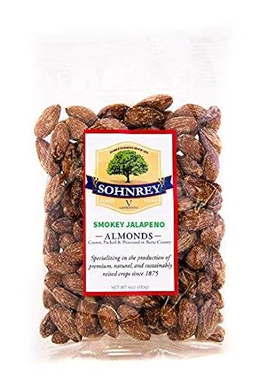 Smokey Jalapeno Flavored Seasoned Roasted Spicy Almonds