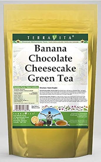 Banana Chocolate Cheesecake Verde Tea (50 tea bolsas, Z