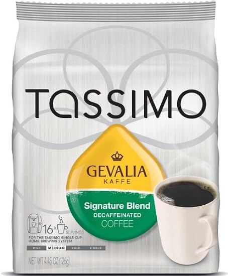 Tassimo T-Discs: Gevalia Signature Blend Decaf. Café T-