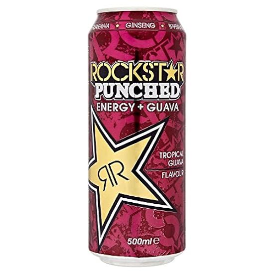 Rockstar Punched Guava Energy Drink (500ml) - Pack of 2