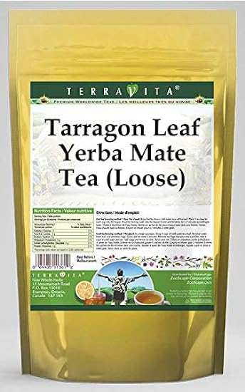 Tarragon Leaf Yerba Mate Tea (Loose) (4 oz, ZIN: 558456) - 3 Pack 696646045