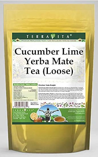 Cucumber Lime Yerba Mate Tea (Loose) (8 oz, ZIN: 562097