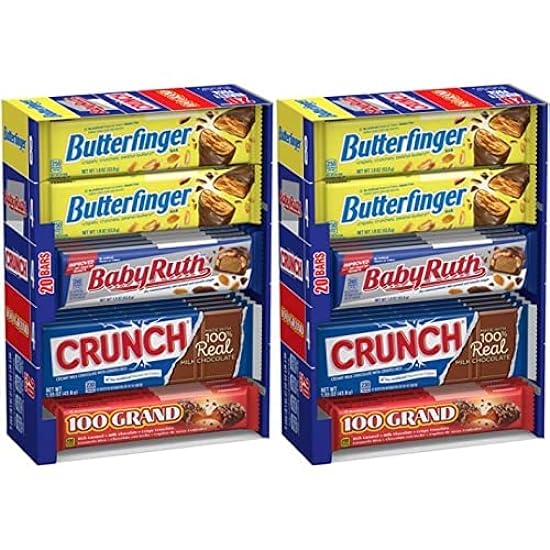 Butterfinger & Co. Chocolate-y Candy Bars, Bulk Full Si